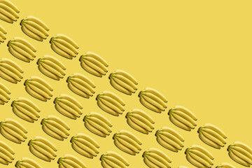 Pattren with a group of a bananas