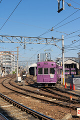 Fototapeta premium Japanese rural railway