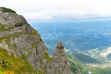 Fototapeta na wymiar mountain view panorama landscape Poland Zakopane