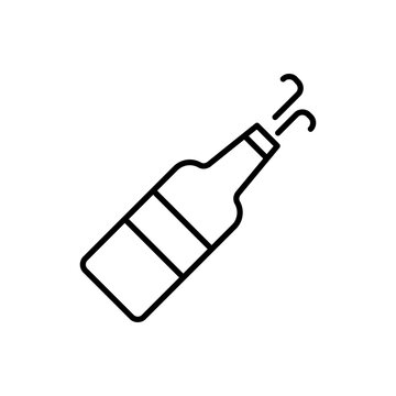 recommend clip art: champagne icon. outline icon