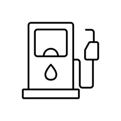 petrol can icon. outline icon