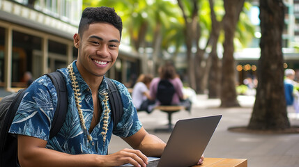 Enchanted World of Higher Education: A Journey for An Pacific Islander Student Through the Realms of Online Learning, Home Learning, and Hybrid Studying