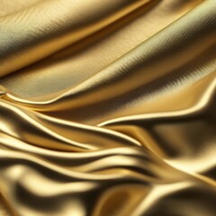 Golden Silk Abstract Background	
