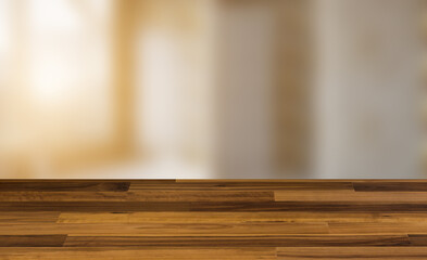 Modern bathroom including bath and sink. 3D rendering.. Sunset.. Texture Wooden parquet. Flooring. Seamless.