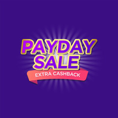 Payday sale marketing promotion shopping banner