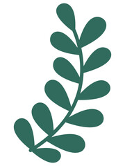 Christmas elements for decoration in a Christmas party on the new year 