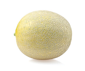 cantaloupe melon isolated on white background