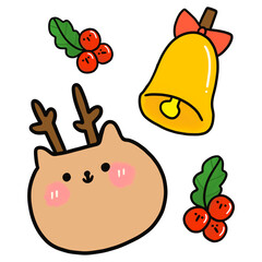 Christmas. cartoon background