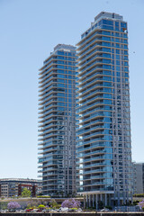 Fototapeta na wymiar skyscrapers in the city