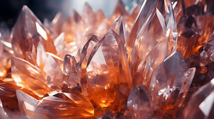 A close-up of crystal-covered stalactites, showcasing the otherworldly beauty of mineral formations that have evolved over millennia.