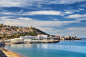 Fototapeta na wymiar City of Algiers is the capital of Algeria