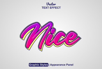 nice text effect with pink graphic style and editable.