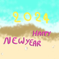background happy new year 2024