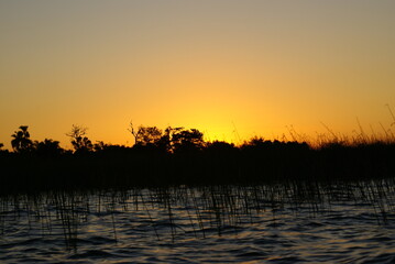 Obraz premium Coucher de soleil Argentine - Laguna