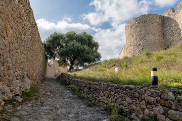 A view of the interior of Vonitsa Venetian Castle. Vonitsa. Greece.