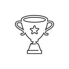 trophy icon design vector isolated