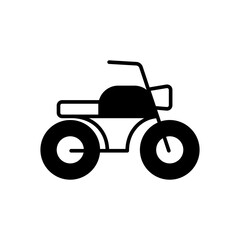 motorbike icon. solid icon