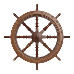 steering wheel of a ship © Marcos