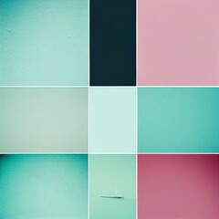 Obraz premium set of background colors in a mood board