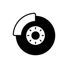 Disc Brake icon. solid icon