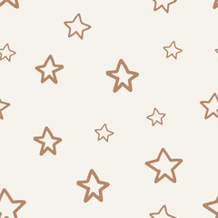 Geometric Star Pattern. Background for wrapping paper, packaging, gift wrap, scrapbooking, stationary, wallpaper, textile prints