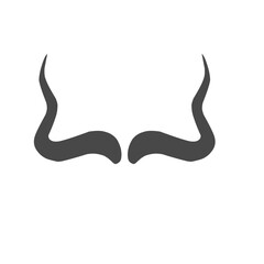 Obraz premium Animal horns icon