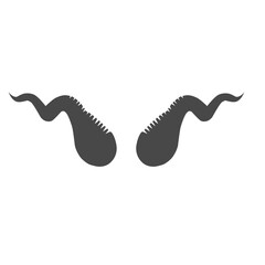Animal horns icon