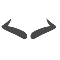 Animal horns icon