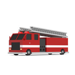 소방차 자동차 배경 Fire Truck Car Background