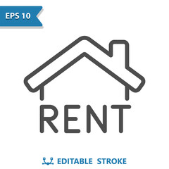 House Icon. Rent, For Rent Sign, Real Estate, Home