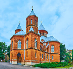Exterior of Armenian Church in Chernivtsi, Ukraine