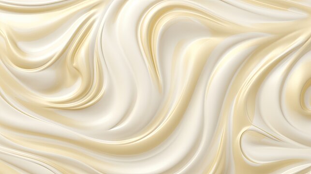 Closeup background, whipped cream texture .