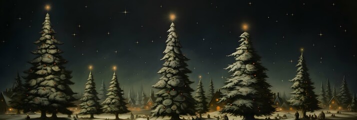 Fototapeta na wymiar Christmas wide screen background wallpaper illustration design, new years