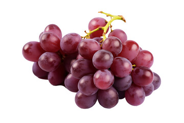 Fototapeta premium A bunch of grapes on a white background - isolated on transparent background