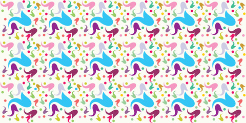 colorful pattern fabric design endless seamless