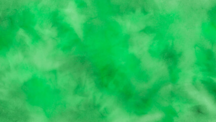 Green watercolor background. Dark green background	
