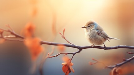 Obraz premium Vibrant Feathers and Beaks: a Close-up of Colorful Birds in Nature generated by AI tool 