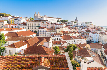 Fototapeta na wymiar View over Lisbon, Portugal