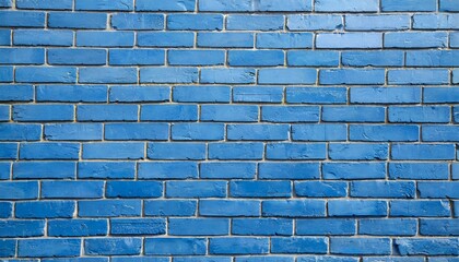 Ściana z niebieskiej cegły