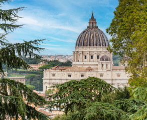 Basilica di San Pietro in Vatican City, Rome, Italy. St. Peter Basilica