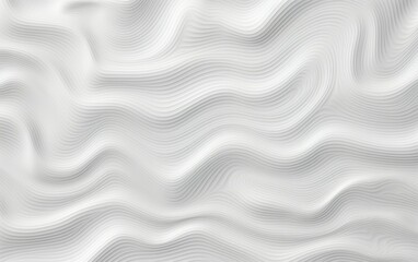 White topographic line contour map background
