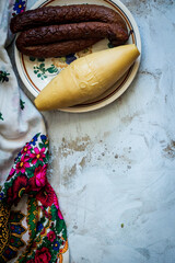 g&oacute;ralskie jedzenie oscypek