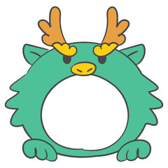 용 캐릭터 얼굴 합성용 일러스트