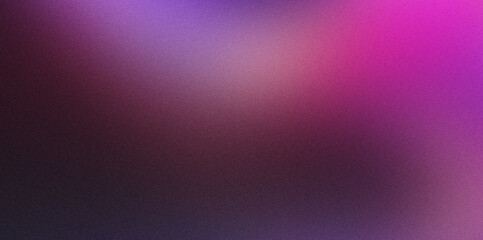 Fototapeta premium dark pink purple futuristic , spray texture color gradient rough abstract retro vibe background template , grainy noise grungy empty space shine bright light and glow