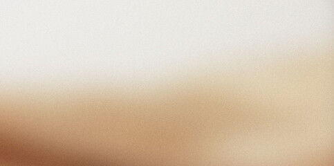 white beige brown halftone , spray texture color gradient rough abstract retro vibe background template , grainy noise grungy empty space shine bright light and glow