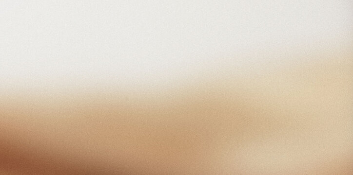 white beige brown halftone , spray texture color gradient rough abstract retro vibe background template , grainy noise grungy empty space shine bright light and glow