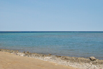 Amazing red sea with aquamarine color. No filters. 