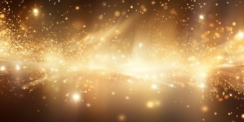Obraz na płótnie Canvas Light background Falling night gold luxury magic particle glitter gold spark confetti background Background glistering Beautiful falling gold light sparkle light d particles golden falling abstract. 