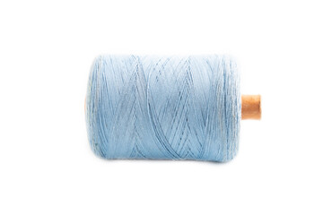 spool of thread isolated on white. Side view