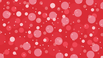 Abstract red Christmas background in bubble shape